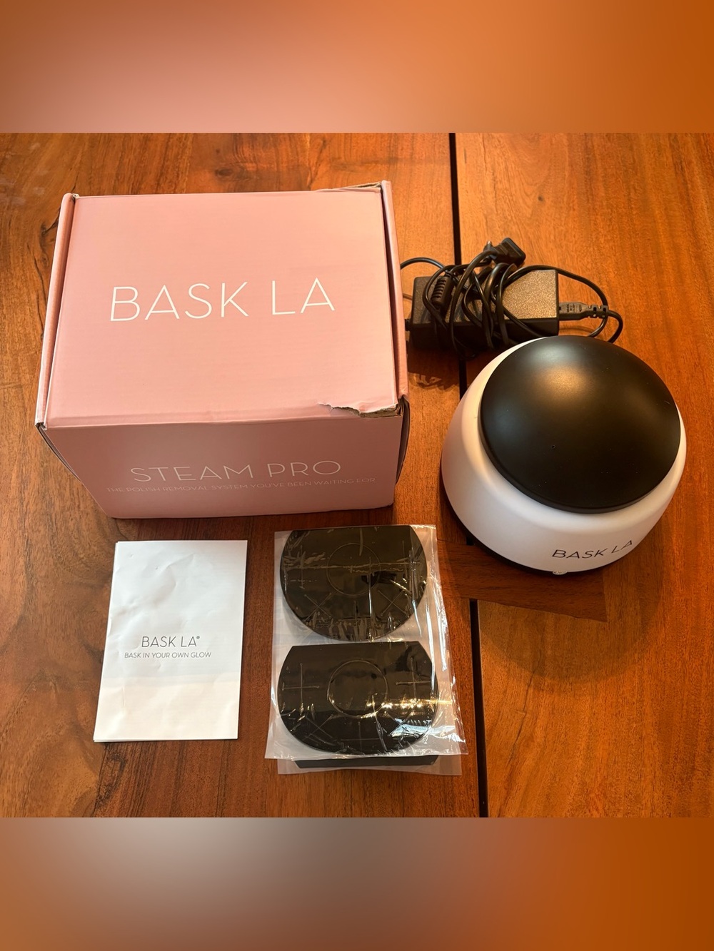 BASK LA Steam Pro Nail removal - Pink & White